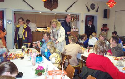 Efter tndeslagningen var der familiehygge